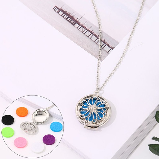 [XVFAJ00492] Imitation flower wind aromatherapy necklace
With 7-color cotton